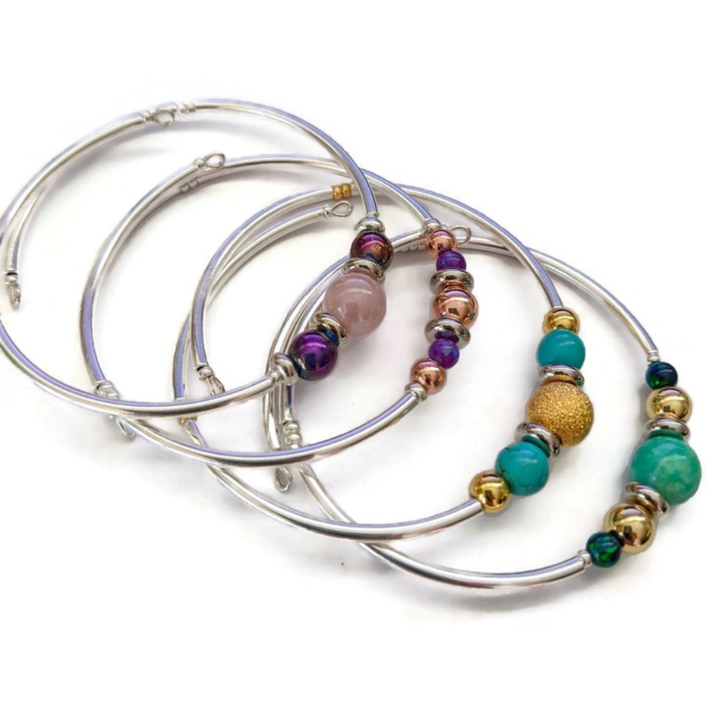 Cape Cod Gemstone Elegance Flex Bracelets